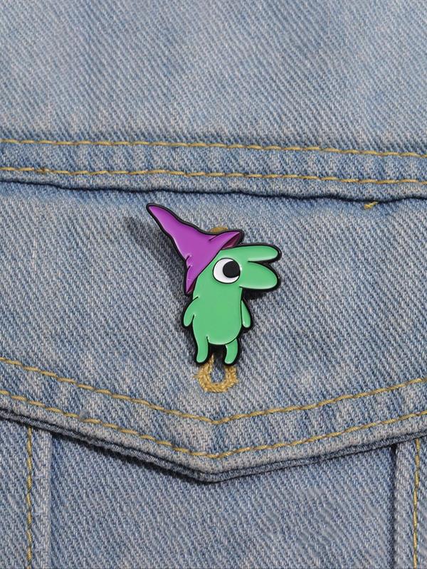 Cute Cartoon Animal Design Brooch, Fashion Alloy Badge for Daily Clothing Decor, Trendy All-match & Exquisite Brooch for Birthday Gift