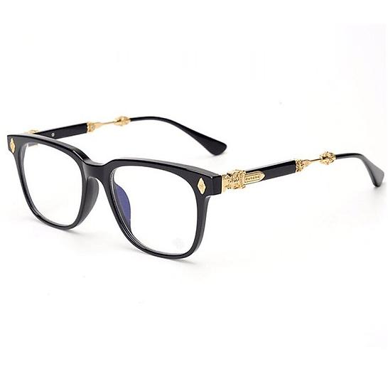 CHROME HEART GLASS FRAME HOT TREND 2024, Chrome hearts eyeglass frames for men and women - standard square eyes, European fashionable design