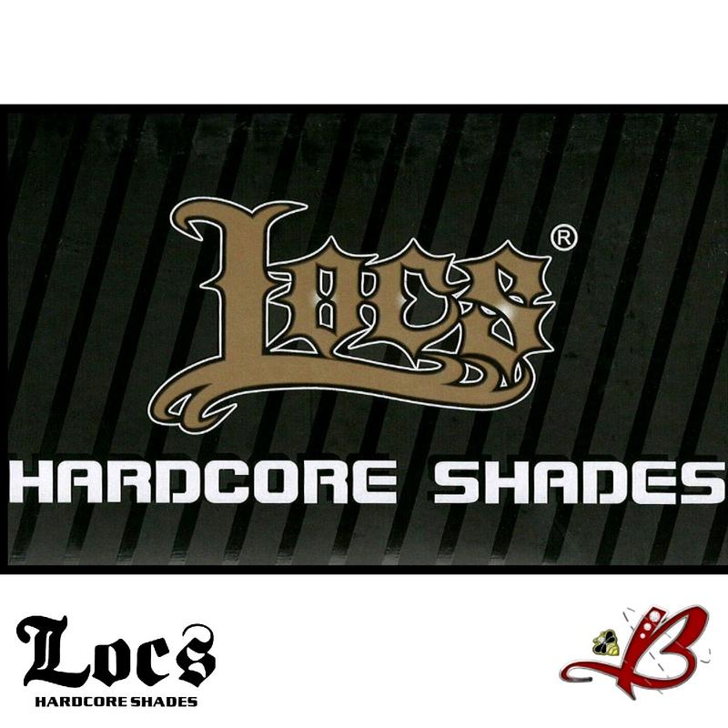 LOCS Sunglasses All Black Classic Gangster Cholo Mad Dog Shades OG Eyewear | Original & Authentic Locs