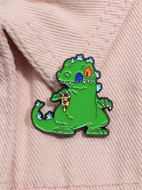 Cute Cartoon Dinosaur Design Brooch, Fashion Brooch for Party, Daily Clothing Decor, Trendy All-match & Exquisite Brooch for Birthday Gift