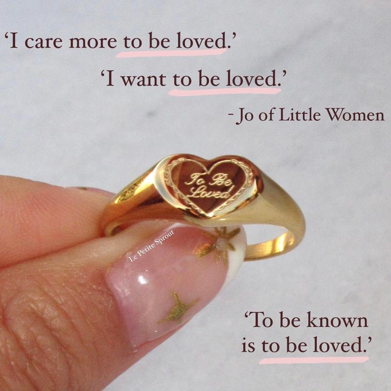 To Be Loved Dainty Ring