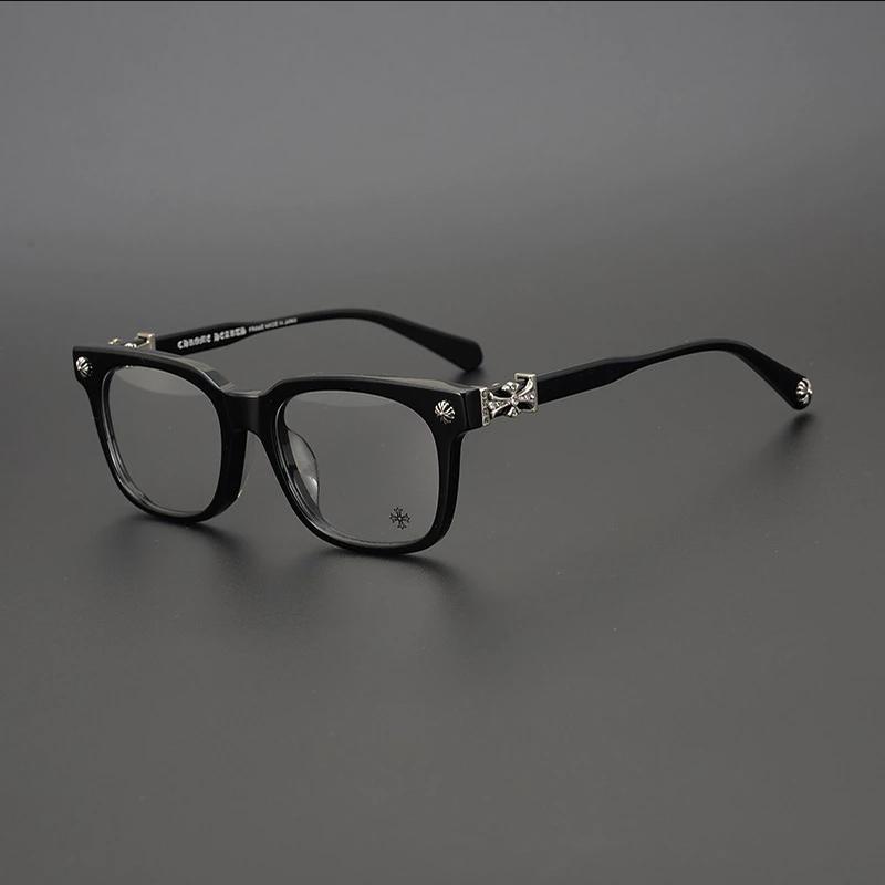 Chr0me He@rts Style Classic cross Fr@me Glasses, Trendy unisex Glasses with Fashion