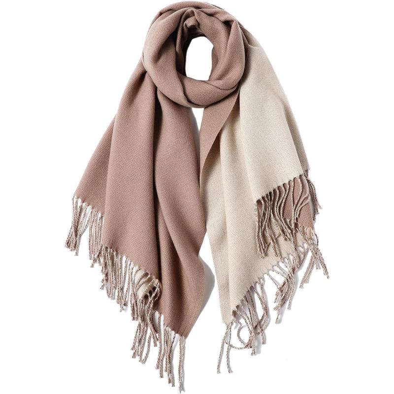 Womens Cashmere Scarf Large Pashmina Shawls and Wraps Light Blanket Scarf for Evening Dress Warm Daily Travel Office