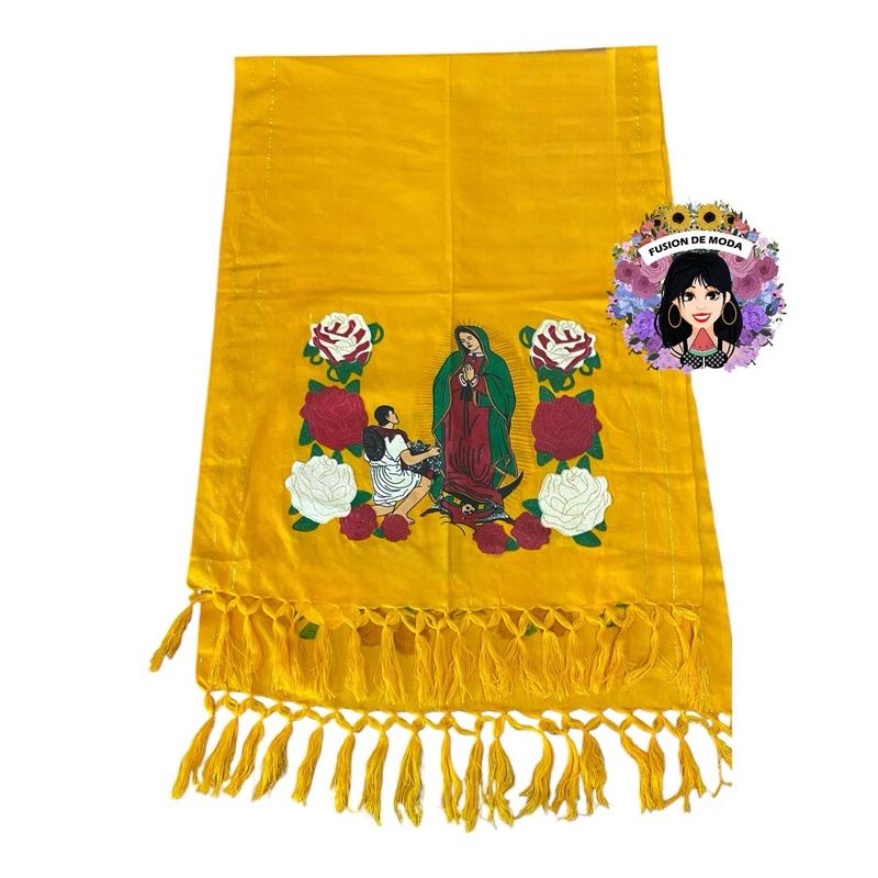 Rebozo artesanal telar virgen