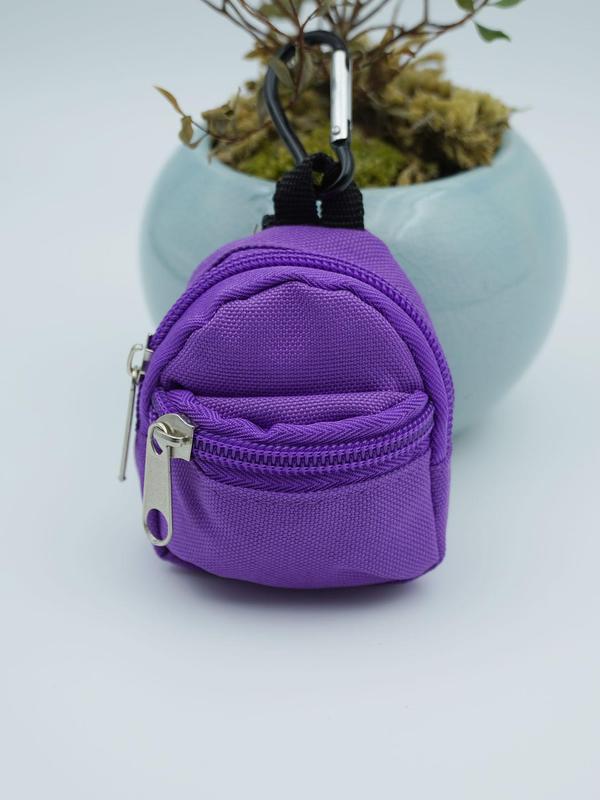 Mini Zipper Backpack Design Coin Purse Keychain,  Cute Novelty Keychain for Bag Charm & Car Keys, Fashion Accessories for Women & Girls