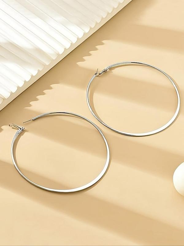 Fashionable Simple Plain Color Exaggerated Dangle Earrings, New Fashion Jewelry for Party, Daily Clothing Decor, Trendy All-match & Exquisite Jewelry for Birthday Gift