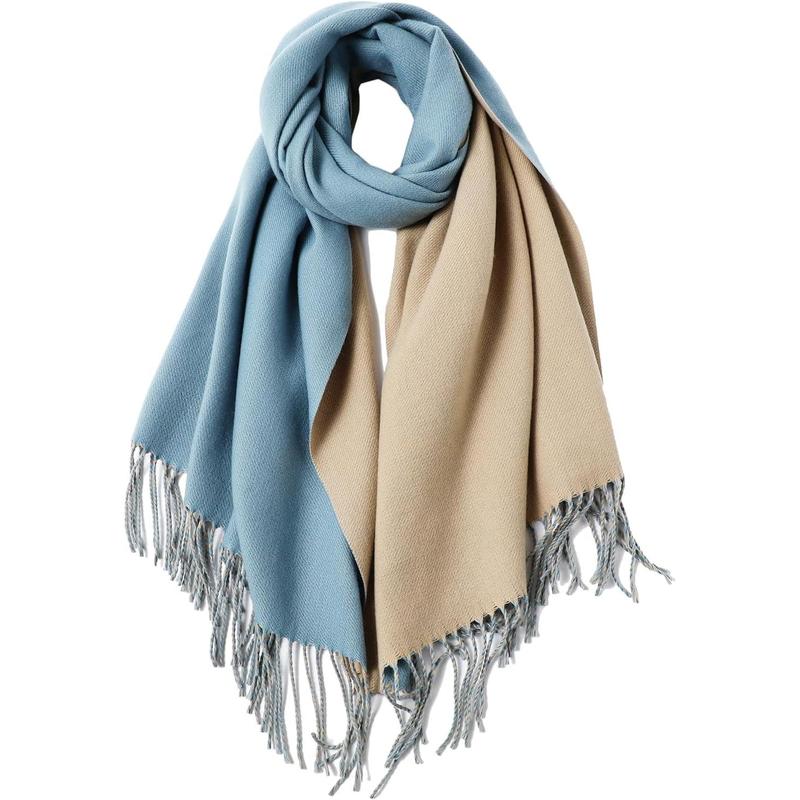 Womens Cashmere Scarf Large Pashmina Shawls and Wraps Light Blanket Scarf for Evening Dress Warm Daily Travel Office