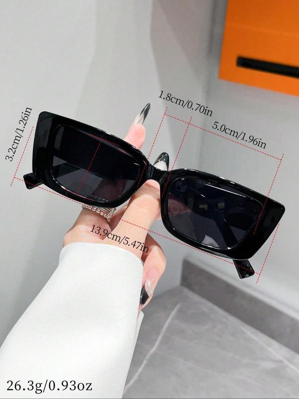 Summer Square Frame Sunglasses for Spring, New Fashion Travel Accessories for Women & Men, Lightweight and Durable for Outdoor Sun Protection Glasses Trends 2024 Back To School, for Fall