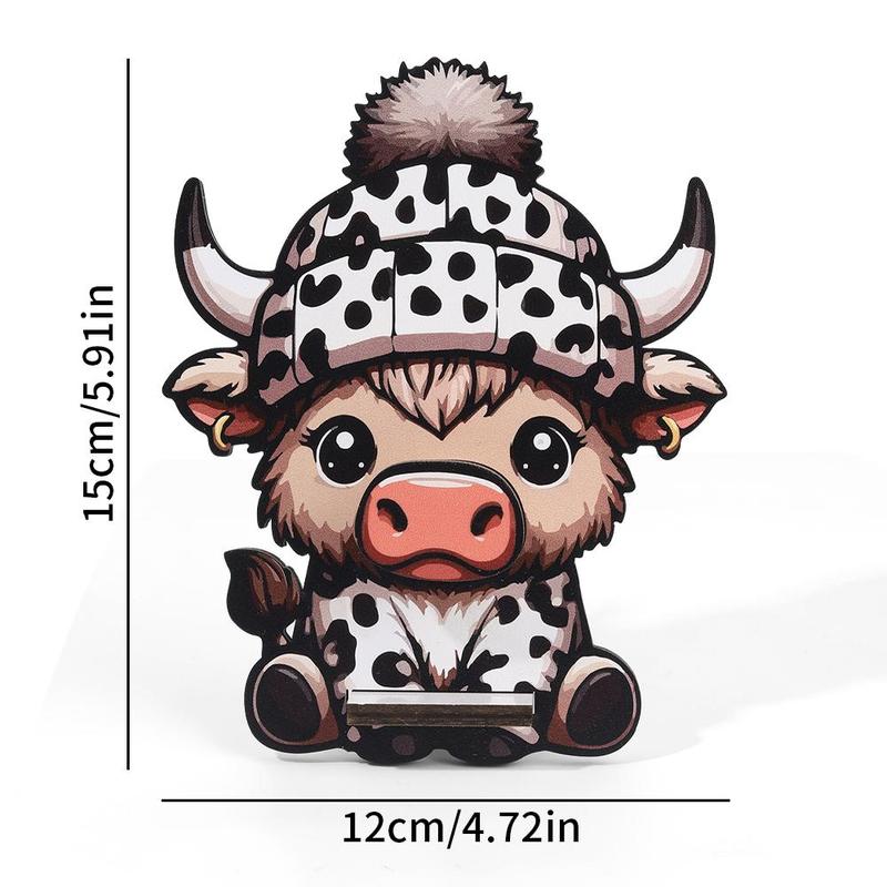 Cute Cow Design Glasses Holder, Animal Shaped Glasses Holder, Desktop Decorative Ornament for Home Office, Home Organizer