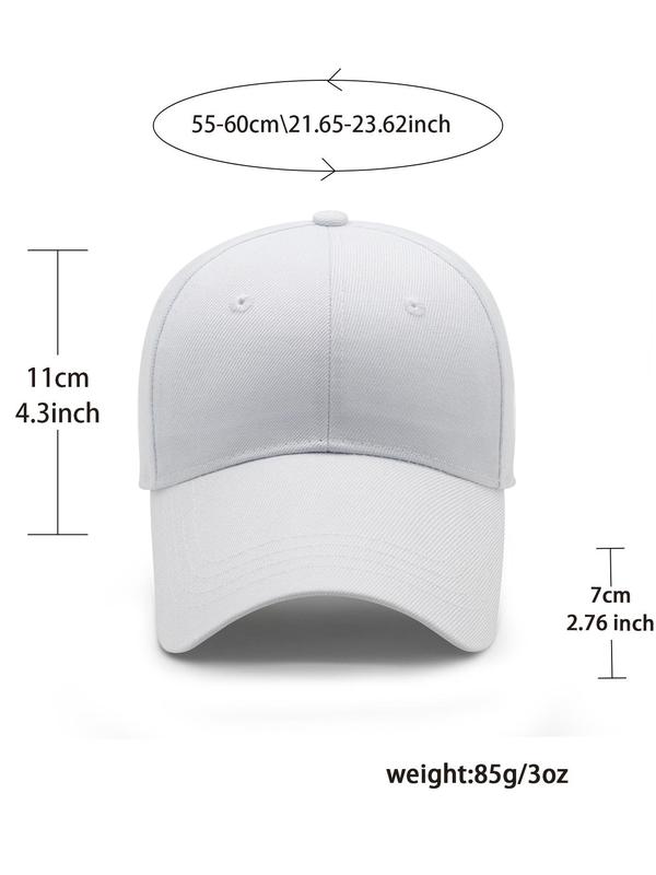 Solid Color Casual Baseball Cap, Simple Design Fashion All-match Baseball Cap, Cool Countryboy Hat, Fitted Hat, Unisex Clothing Accessory for Men and Women, Summer 2024 Trendy Hat, Hats for Men Women