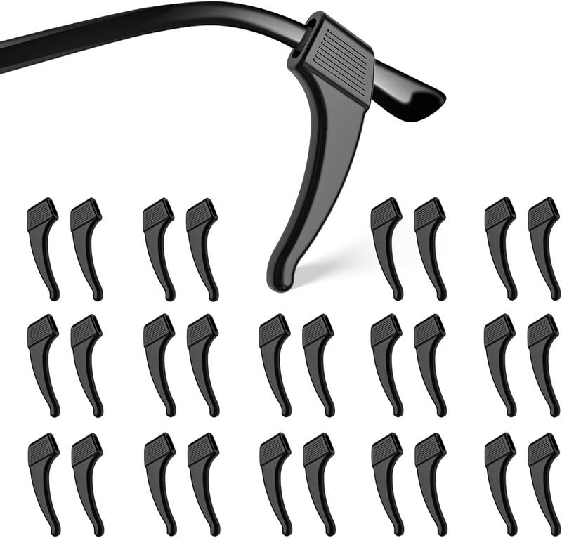 16 Pairs Anti-Slip Eyeglass Ear Grips Hook Comfortable Silicone Elastic Eyeglasses Temple Tips Sleeve Retainer-For Eyewear Sunglasses Spectacles Glasses,Sports Eyeglasses