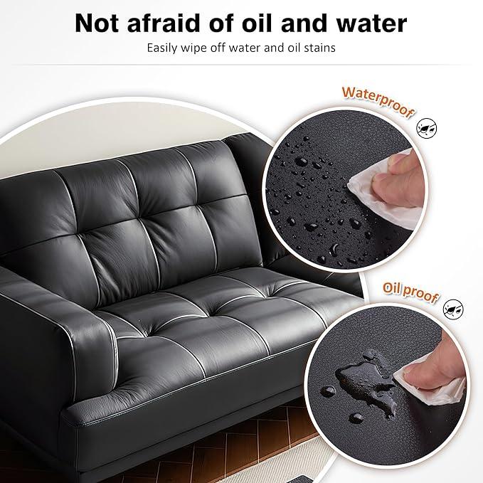 Versatile Self-Adhesive Leather Repair Patch for Furniture, Sofa, and Car Seat - Durable Leather Patches for Instant Repair, Strong Adhesion, Waterproof and Scratch-Resistant