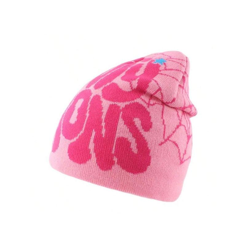 Unisex Harajuku Punk Style Knitted Beanie Cap, Warm And Fashionable