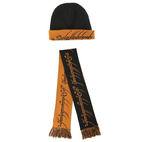 Lord of the Rings One Ring Knit Hat and Scarf Set