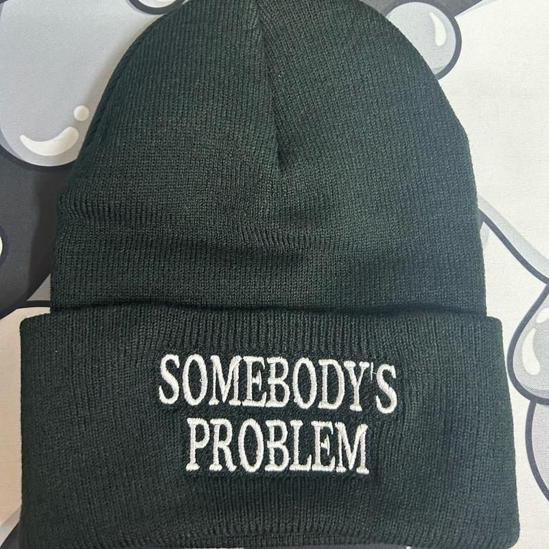 Somebody's Problem Couples Beanies Valentines casual warm