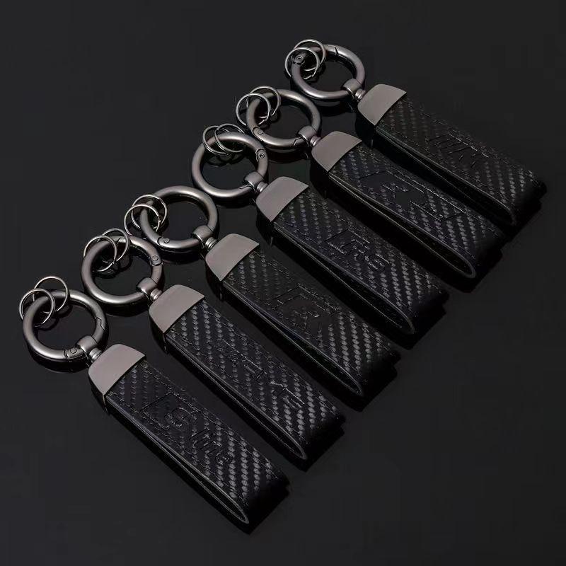 Zinc Alloy Car Keychain, M Pattern Car Key Chain, Car Key Holder For Men Women, Car Accessories