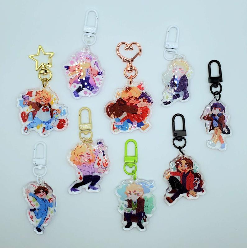 Hetalia Anime Acrylic Charms