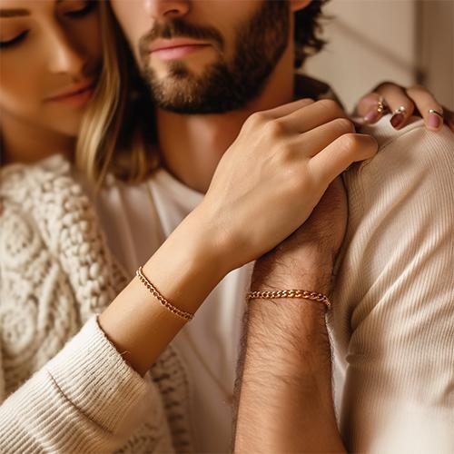 FabuLove Permanent Couple's Bracelet Kit - DIY Forever Bracelets for Couples - Stainless Steel Infinity Jewelry - Romantic Date Night Activity - Promise Ring Alternative - Long Distance Relationship Gift