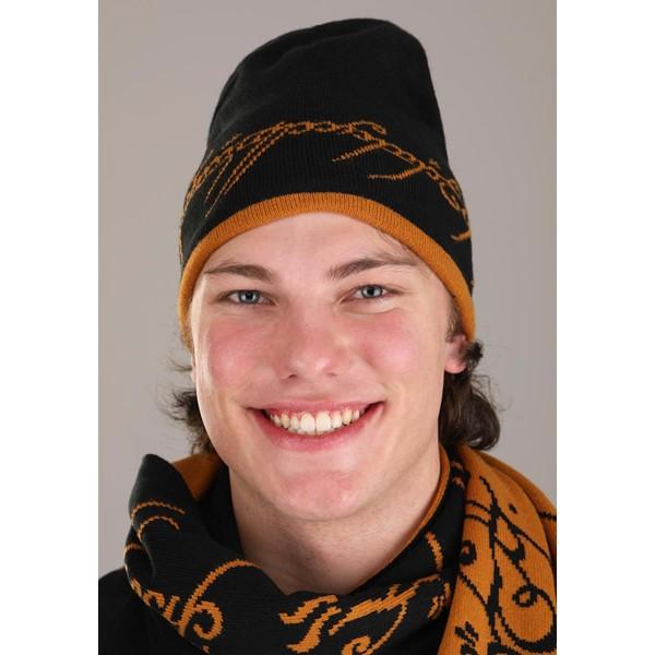 Lord of the Rings One Ring Knit Hat and Scarf Set