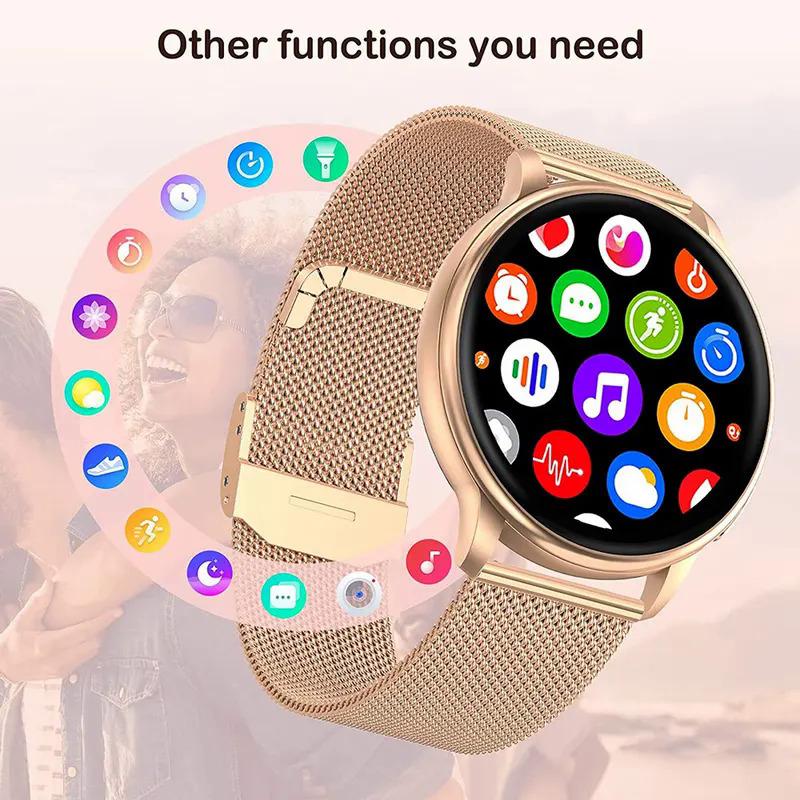 MRS Bluetooth Call Smart Watch Women Custom Dial Watches Men Sport Fitness Tracker Heart Rate Smartwatch For Android IOS Y22