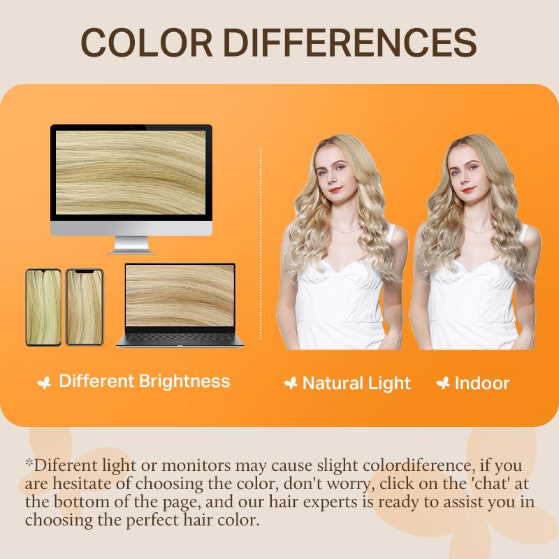 Doores 20Pcs Tape-in Natural human hair extensions 50g Natural Straight DIY Hair extensions with strong air permeability suitable for summer