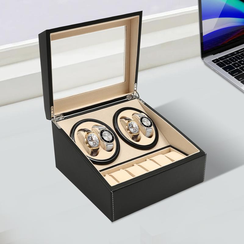 Automatic Watch Winder Motorized Rotary Watch Wobbler Luxury Watch Winder Case