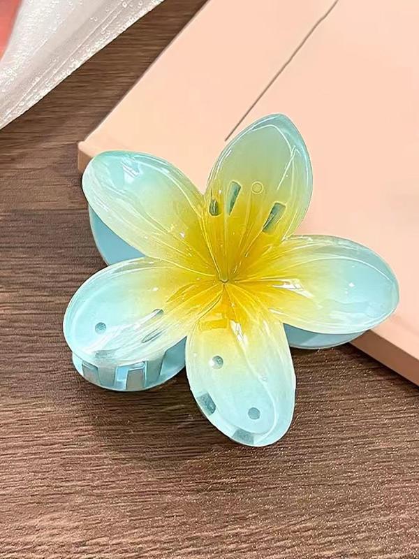 Fashionable Flower Design Hair Claw Clips for Summer, Casual and Versatile Hair Accessories for Women & Girls, Minimalist Headwear Suitable for Thick Hair for Back To School for Fall 2024, Fall Outfits, Fall Freshness