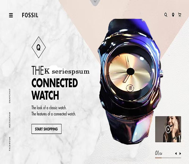 Retro watches men and women fashion trend high -end ecological design KIOSK watch fashion