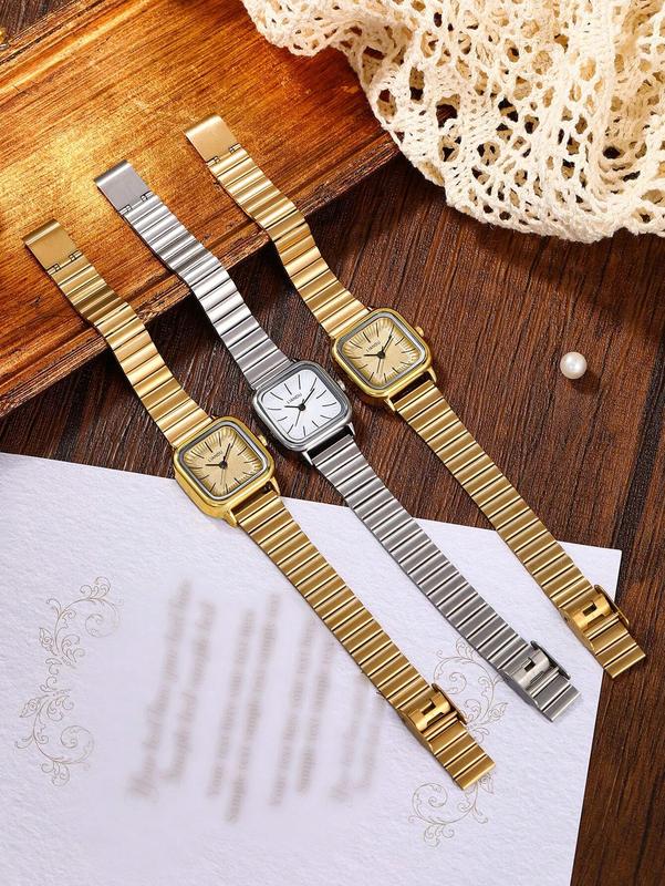 LIANDU Gold Bracelet Women's Watch - Retro Luxury Quartz Timepiece with Simple and Elegant Design