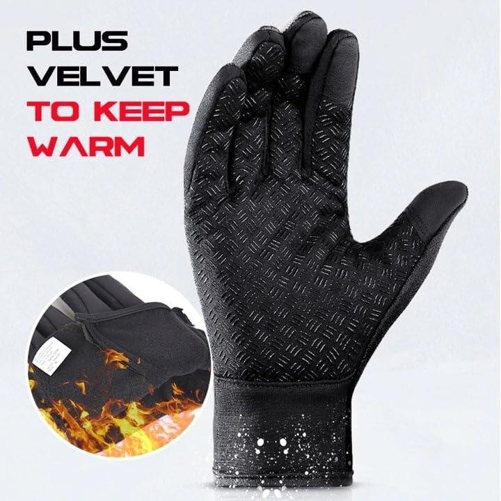 Winter Gloves Touch Screen Water Resistant Windproof Thermal Anti-Slip Lightweight Gloves  for Running Cycling Driving Hiking for Men Women