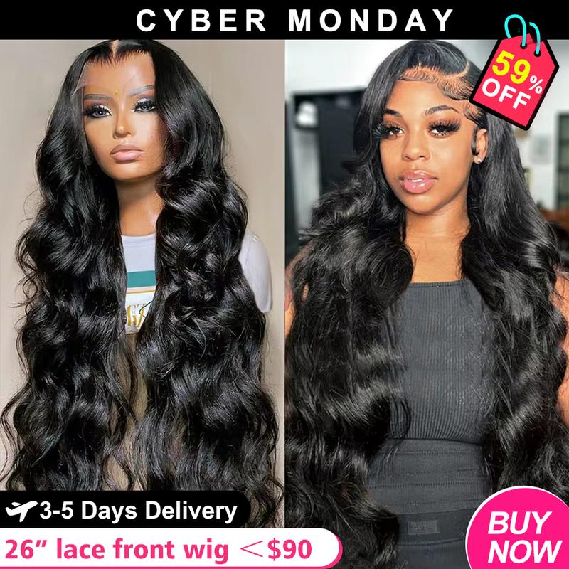 Bling Hair Fashion 32inch Body Wave Lace Front Wigs for Women Human Hair 13x6 13x4 Lace Front Wig with Pre Plucked Natrural Hairline for Women