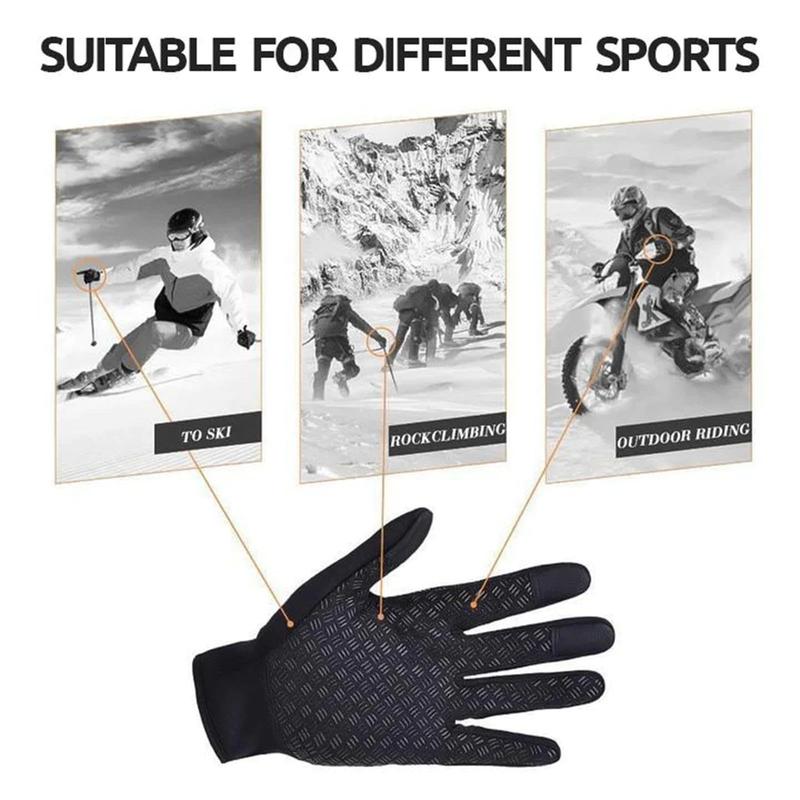 Winter Gloves Touch Screen Water Resistant Windproof Thermal Anti-Slip Lightweight Gloves  for Running Cycling Driving Hiking for Men Women