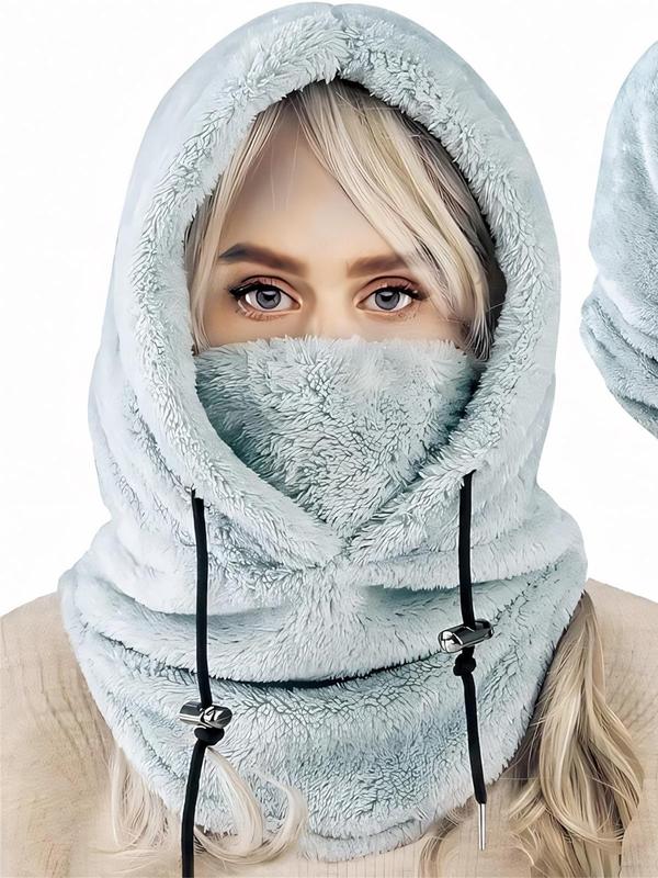 Solid Color Face Mask, Adjustable Face Covering Mask, Multiple Ways To Wear, High Efficiency Heat Accumulation, Fashionable Face Covering Accessories for Women & Men, Street Style Face Covering Mask for Outdoor Sports