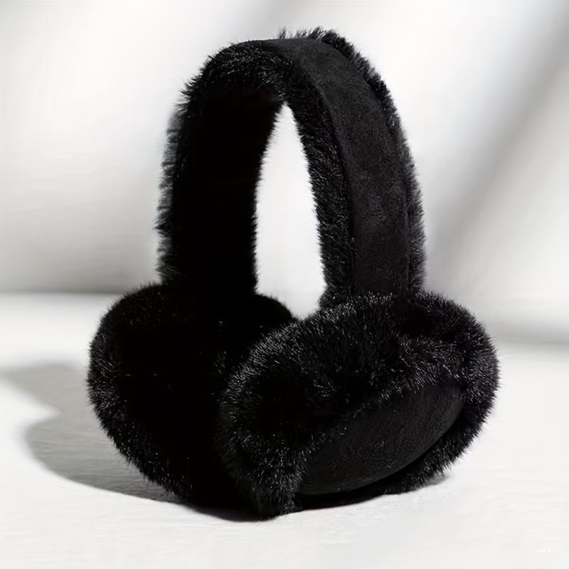 [Customer Favorite] Classic Plush Earmuffs - Soft, Warm & Cozy Winter Ear Warmers for Outdoor Activities, Dry Clean Only