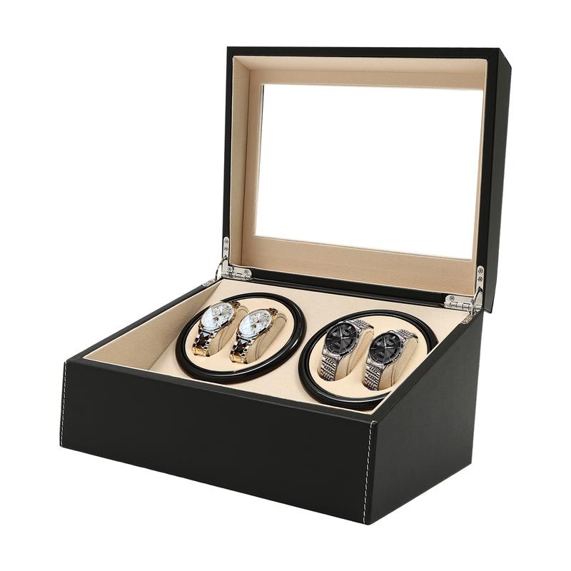 Automatic Watch Winder Motorized Rotary Watch Wobbler Luxury Watch Winder Case