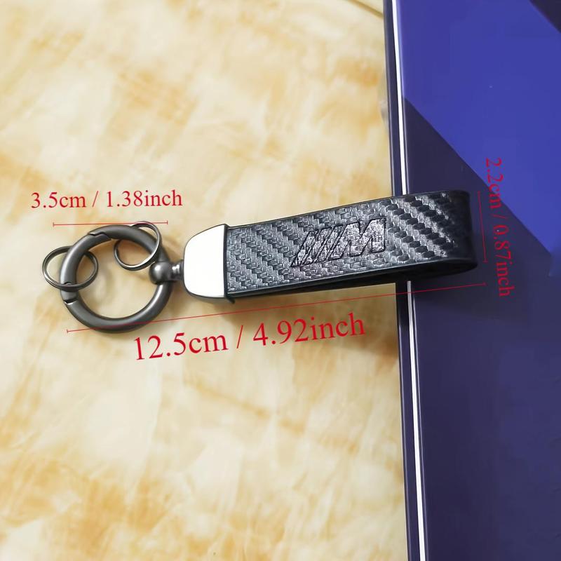 Zinc Alloy Car Keychain, M Pattern Car Key Chain, Car Key Holder For Men Women, Car Accessories