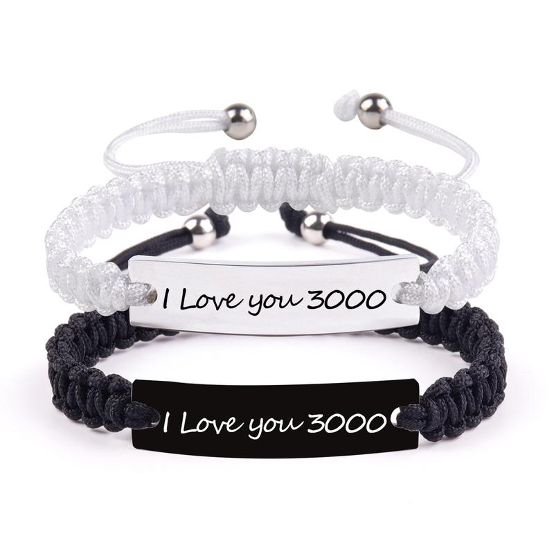 Matching Couples Bracelets for Women Men Long Distance Bracelets for Couples His Hers Bracelets Relationship Bracelets Anniversary Christmas Birthday Gifts