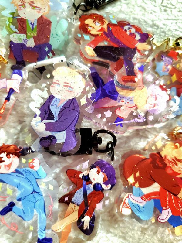 Hetalia Anime Acrylic Charms