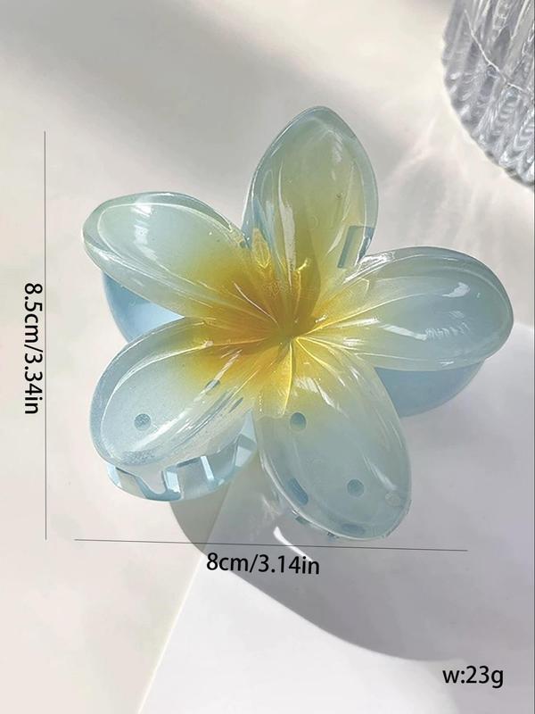 Fashionable Flower Design Hair Claw Clips for Summer, Casual and Versatile Hair Accessories for Women & Girls, Minimalist Headwear Suitable for Thick Hair for Back To School for Fall 2024, Fall Outfits, Fall Freshness