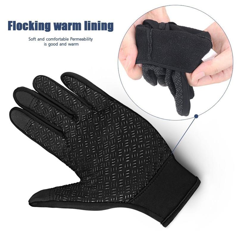 Winter Gloves Touch Screen Water Resistant Windproof Thermal Anti-Slip Lightweight Gloves  for Running Cycling Driving Hiking for Men Women