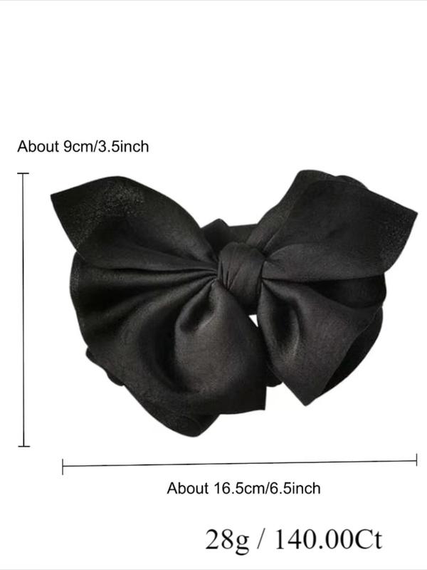 Women's Elegant Bowknot Design Hair Claw, Cute Trendy Hair Claw, Fashionable Hair Accessories for Daily & Party Hairstyle Decoration