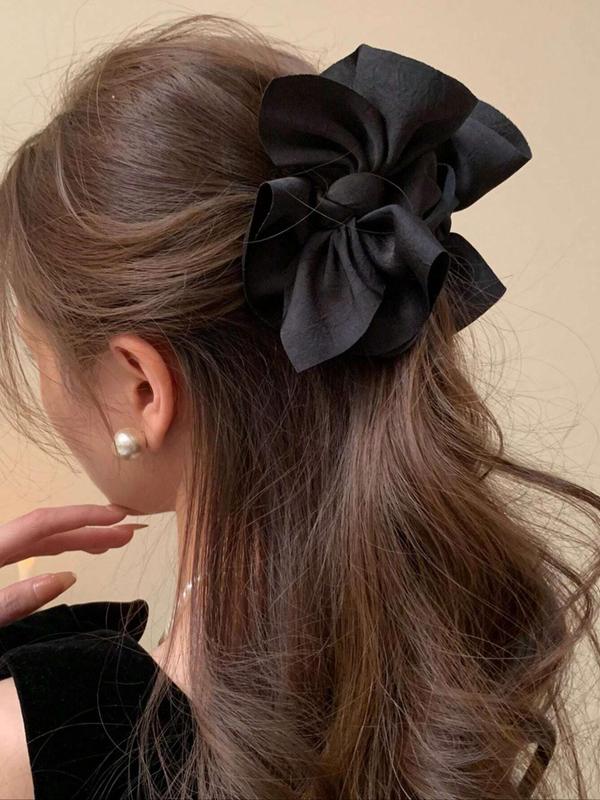 Women's Elegant Bowknot Design Hair Claw, Cute Trendy Hair Claw, Fashionable Hair Accessories for Daily & Party Hairstyle Decoration