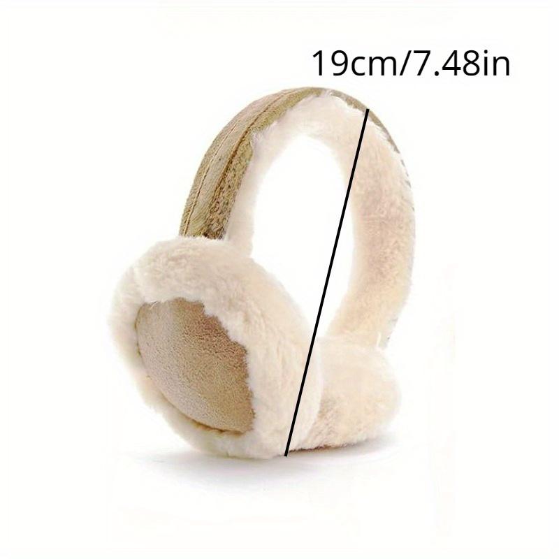 [Customer Favorite] Classic Plush Earmuffs - Soft, Warm & Cozy Winter Ear Warmers for Outdoor Activities, Dry Clean Only