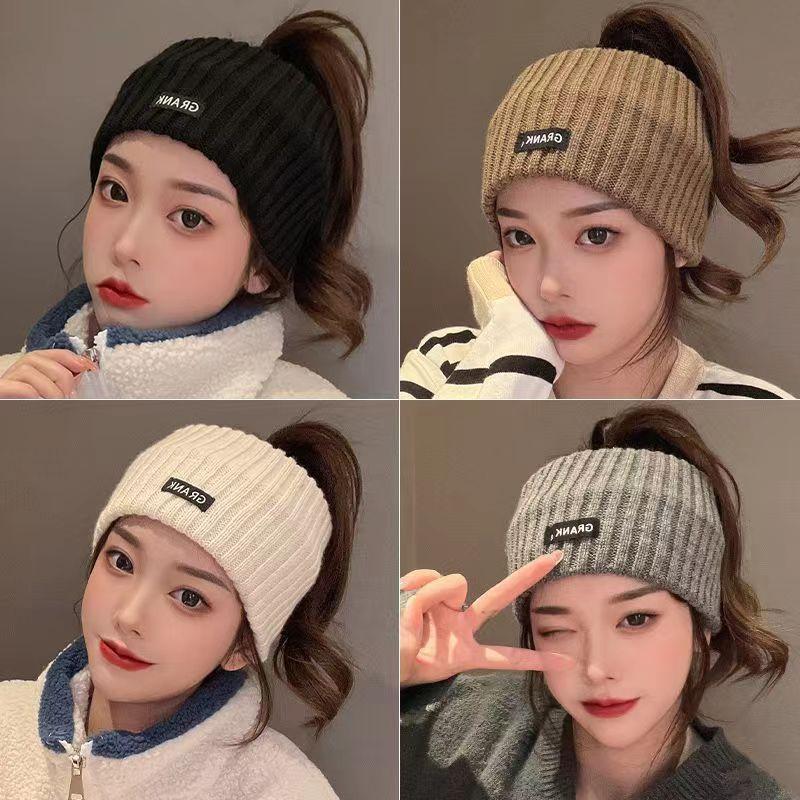 4PCS Knit Ear Warmer Headband Cute & Durable, Sweet-Style Solid Color Women's Winter Accessory,Fashion AccessorySports Headwear for Autumn&Winter