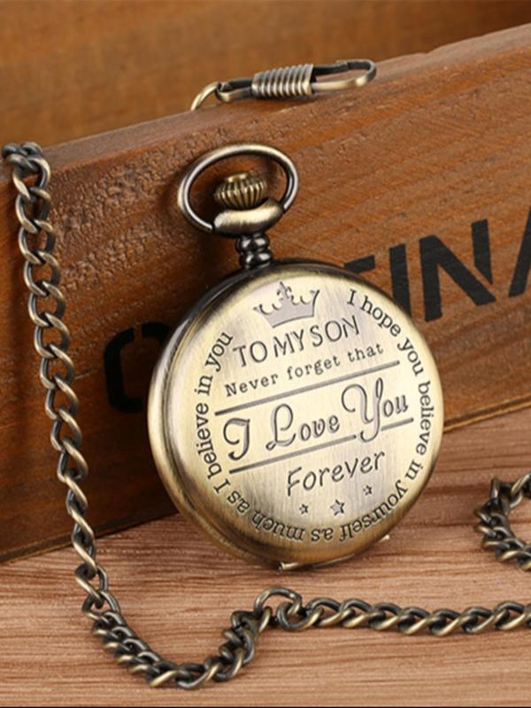 Cute Retro Pocket Watch As Gift, Trendy Vintage Pocket Watch, Chic All-match Accessories for Daily Use for the Beloved with Box