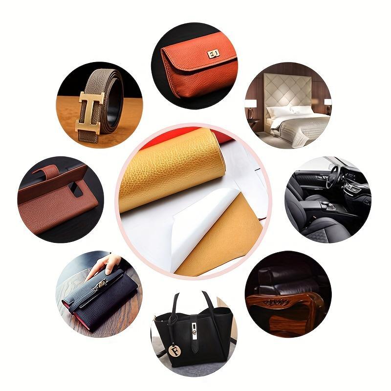 Self Adhesive Leather Sticker, 1 Count DIY Leather Sticker, Furniture Fixing Sticker for Sofa Seat, Table, Bed, Shoes, Summer Essentials