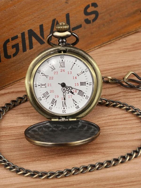 Cute Retro Pocket Watch As Gift, Trendy Vintage Pocket Watch, Chic All-match Accessories for Daily Use for the Beloved with Box