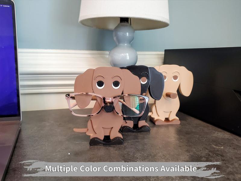 Dachshund Eyeglass or Sunglass holder, Unique Gift Idea