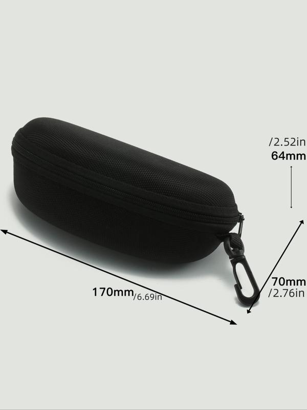 Portable Hard Sunglasses Case With Zipper, Glasses Organizer Box, Fashion Glasses Accessories For Men & Women