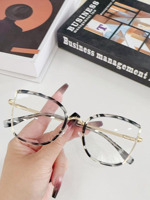 Fashionable Butterfly Frame Glasses, Trendy Casual Eyeglasses for Women & Men, Fashion Eyeglasses for Work, Daily Clothing Decor, Perfect for Student Daily Use